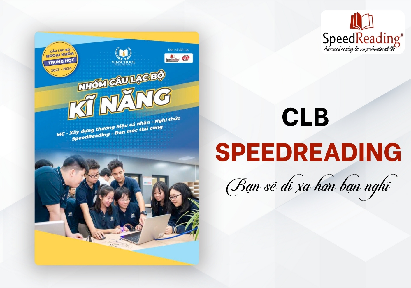 SpeedReading Và VinSchool - Hành Trình 4 Năm Đồng Hành Rực Rỡ